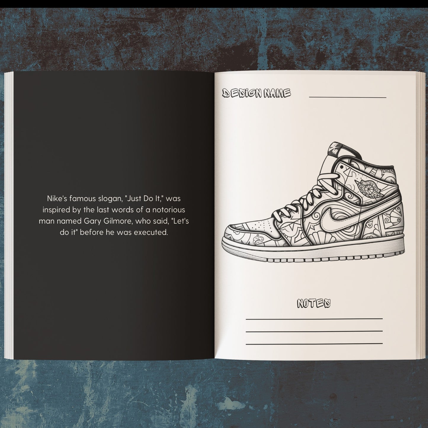 Sneaker Design Coloring Book