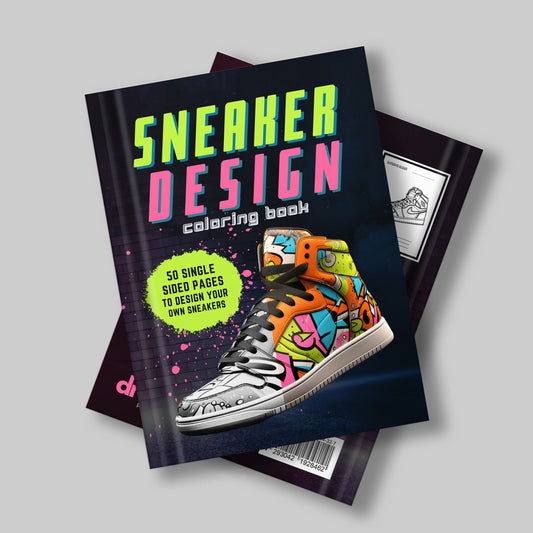 Sneaker Design Coloring Book