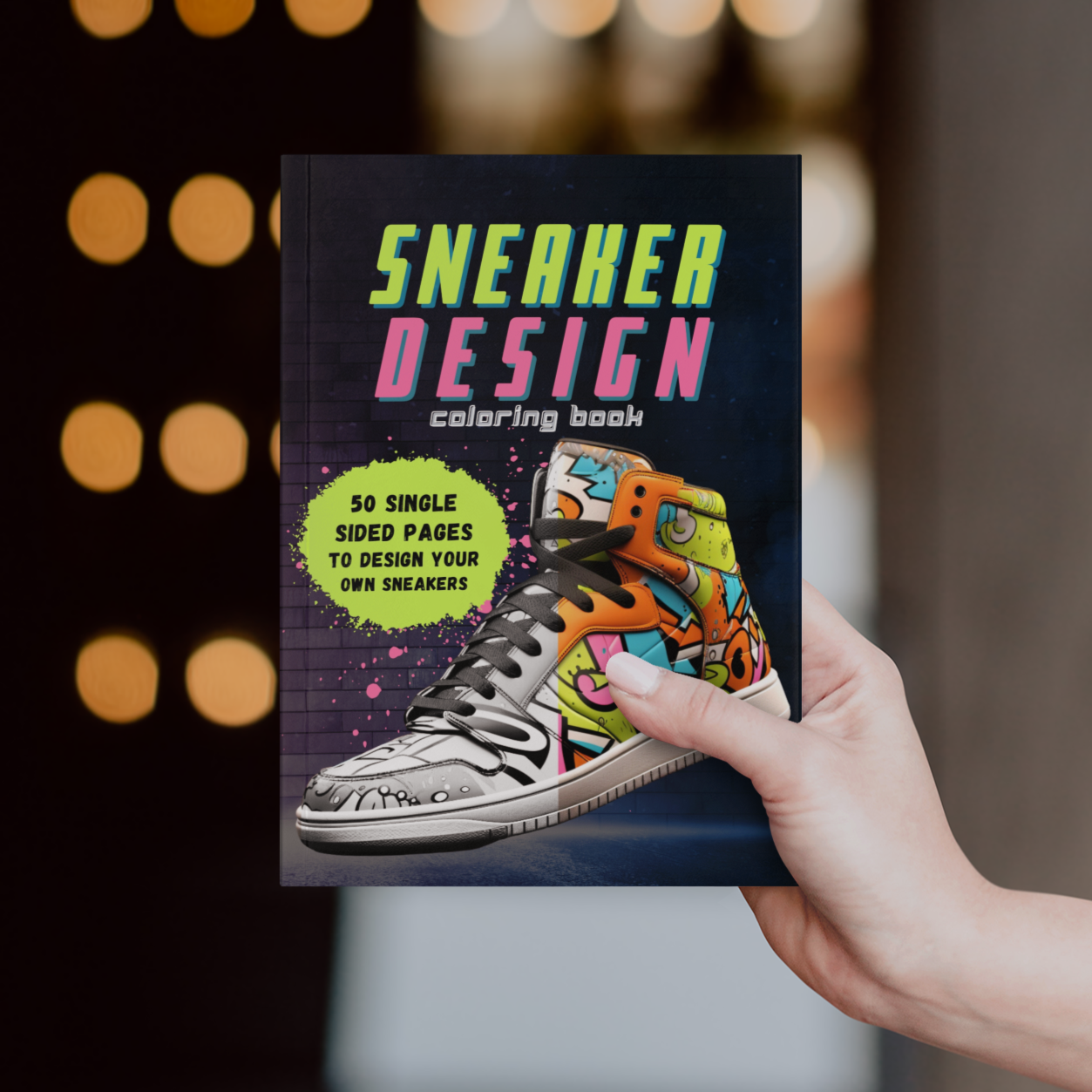 Sneaker Design Coloring Book